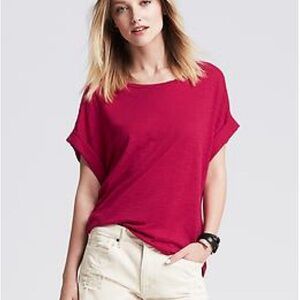 Banana Republic, Women's Oversized V-Back Tee, NWT